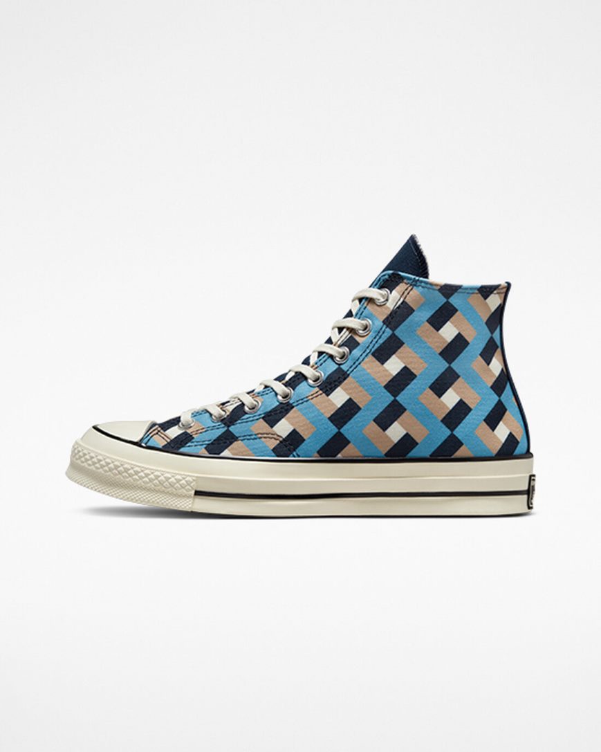 Tenisi Inalti Barbati Converse Chuck 70 Twisted Classics Obsidienne Albastri | RO ZGP13F978